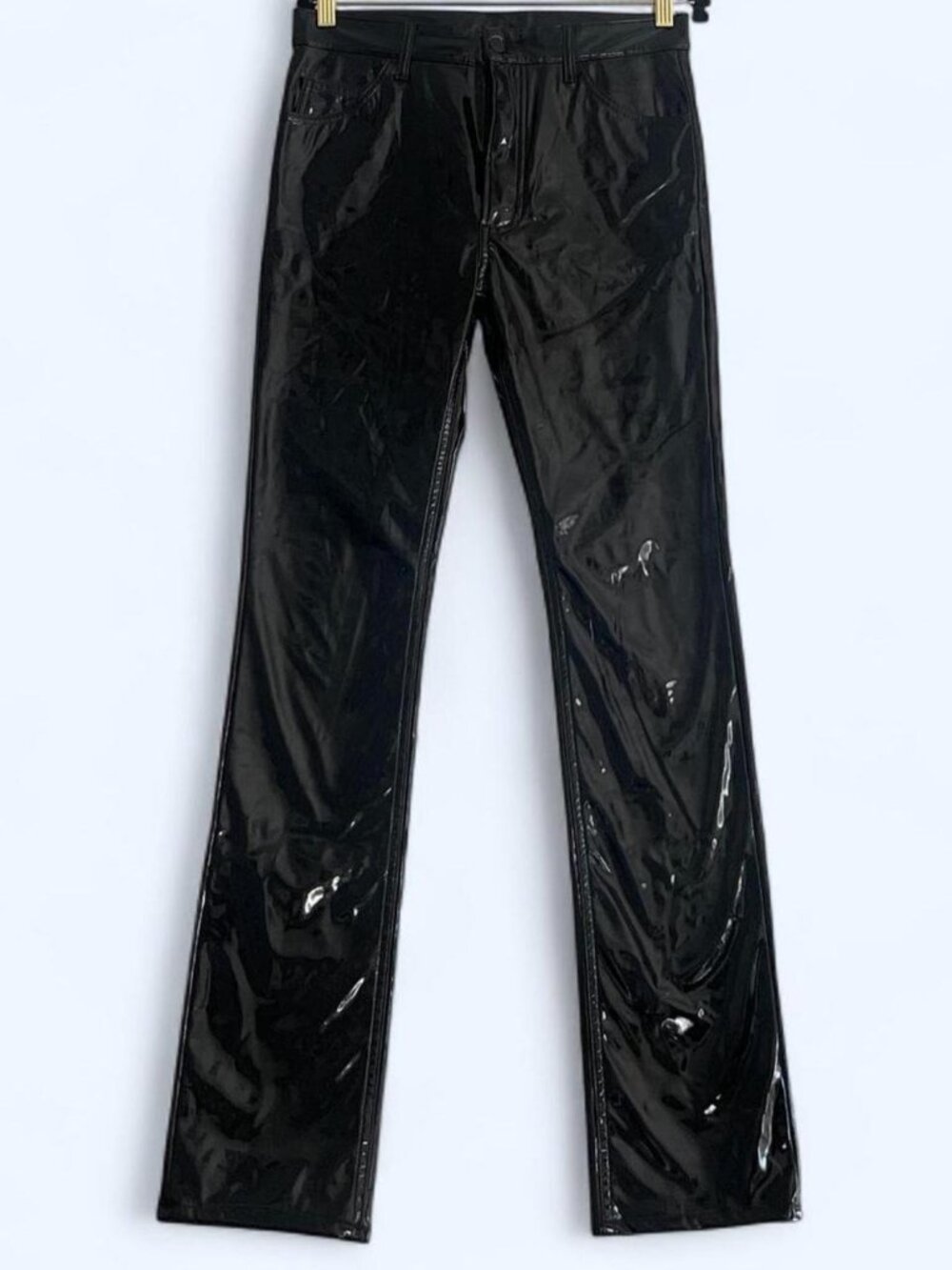 Maison Margiela SS2019 Black Vinyl Pants